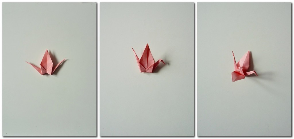 Bastelanleitung Kranich Origami 6