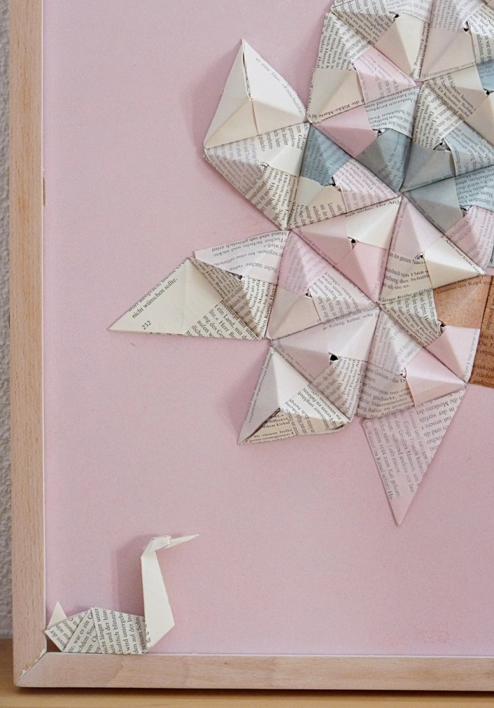 Origami Wandbild